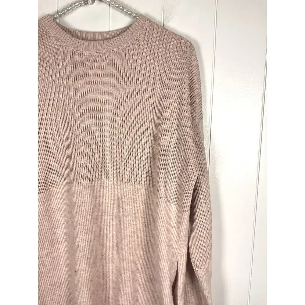 Lululemon Restful Intention Sweater in Pink Bliss/Heathered‎ Pink Size Large